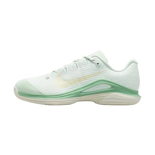 Nike Vapor 12 Women's Hard Court Tennis Shoes (Barely Green/Steam/Sea Glass/Coconut Milk) Size 7
