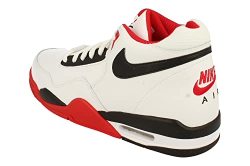 Nike Flight Legacy Mens Trainers BQ4212 Sneakers Shoes (UK 9 US 10 EU 44, White Black University red 100)