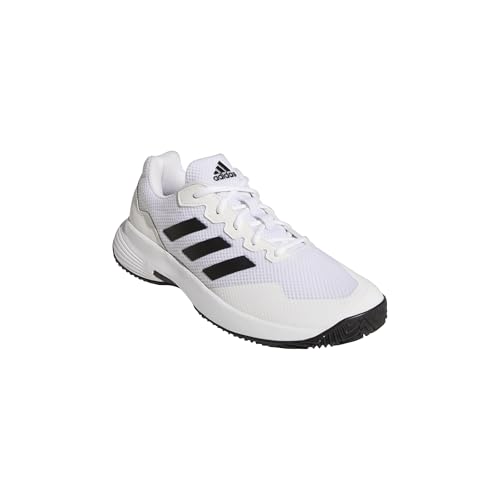 Adidas Adult GameCourt 2 Tennis White/Core Black/White 10.5