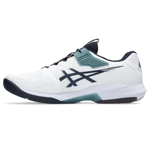 ASICS Men's Solution Speed FF 4 Tennis Shoes, 11, White/Midnight