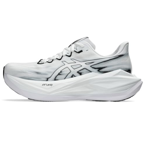 ASICS Unisex SUPERBLAST 3 Running Shoes, 9M / 10.5W, White/Black