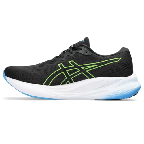 ASICS Men's Gel-Pulse 15 Running Shoe, 13, Black/Electric Lime