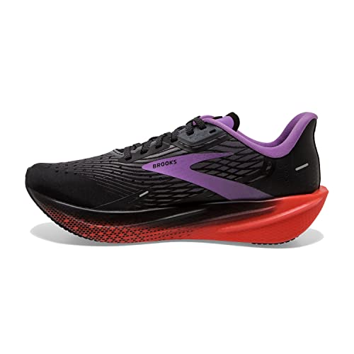 Brooks Women’s Hyperion Max Neutral Running Shoe - Black/Fiesta/Bellflower - 9 Medium