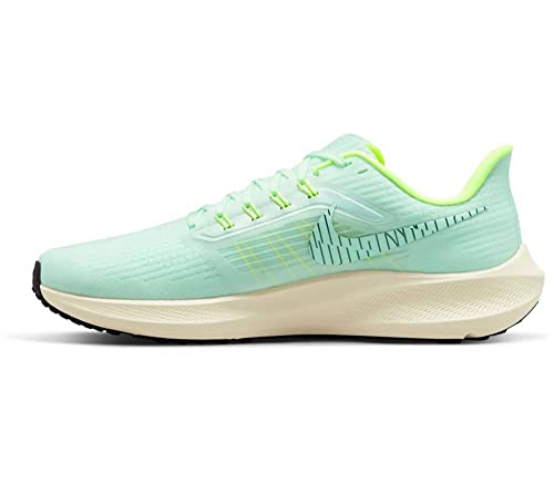 Nike Men's Air Zoom Pegasus 39 Sneaker, Barely Green/Cave Purple/Mint Foam/Volt, 7 UK