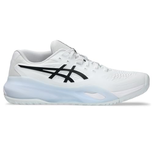 ASICS Men's Gel-Resolution X Tennis Shoes, 9, White/Black