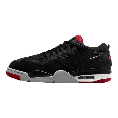 Air Jordan 4 RM Men's Shoes (Black/Wolf Grey/White/Varsity Red) Size 12