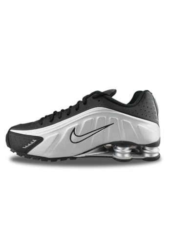Nike Shox R4 Men's Shoes (Metallic Silver/Black/Metallic Silver/Metallic Silver) Size 10