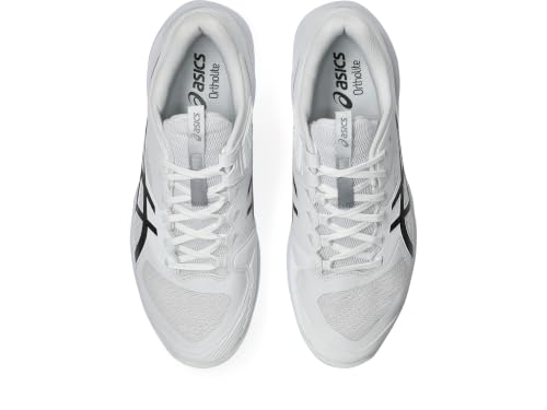 ASICS Men's Solution Speed Ff 4Tennis Shoes, White Black, 8.5 US
