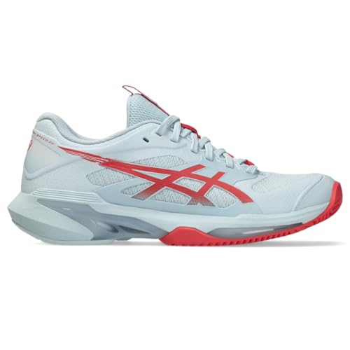 ASICS Women's Solution Speed FF 4 Clay Tennis Shoes, 6.5, Sky/Sienna