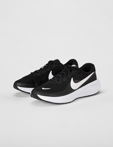 Nike Men's Revolution 8 Road Running Shoes, Black/White-Black, 9.5