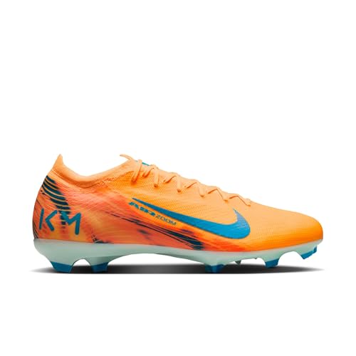 Nike Mercurial Vapor 16 Pro Kylian Mbappe Firm-Ground Low-Top Soccer Cleats (Melon Tint/Igloo/Neo Turquoise) Size 9