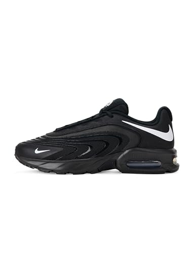 Nike Men's Air Max Fire Lifestyle Shoes, Black/White, 10