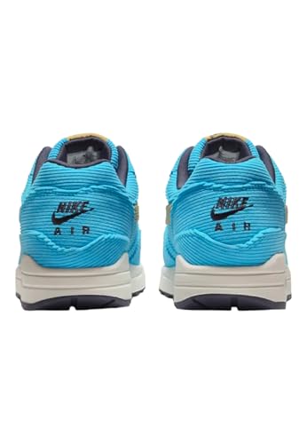Nike Men's Air Max 1 PRM Baltic Blue/Sesame-Gridiron (FB8915 400) - 9