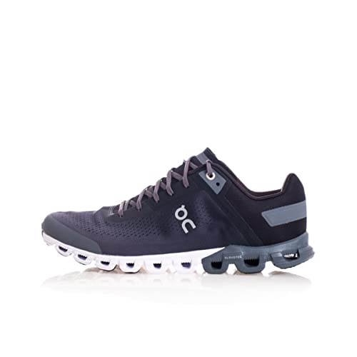 ON Mens Cloudflow Mesh Black Asphalt Trainers 8 US