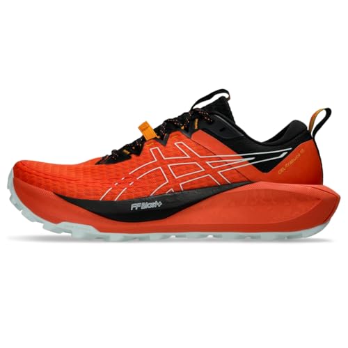 ASICS Men's Gel-Trabuco 13 Running Shoes, 10, NOVA Orange/Pure Aqua