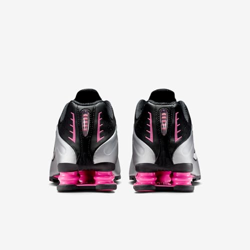 Nike Shox R4 Women's Shoes (Black/Pinksicle/Metallic Silver) Size 8.5