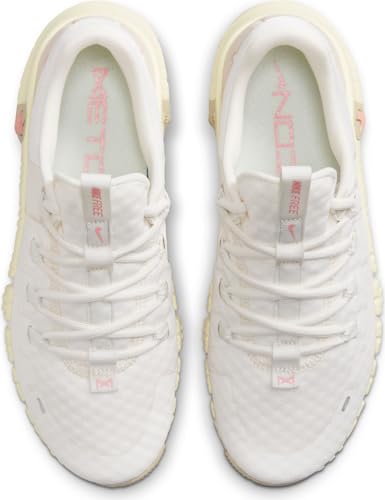 Nike Women's Women's Free Metcon 5Training Shoe, Sail Sail Sanddrift Coconut Milk, 9.5 US