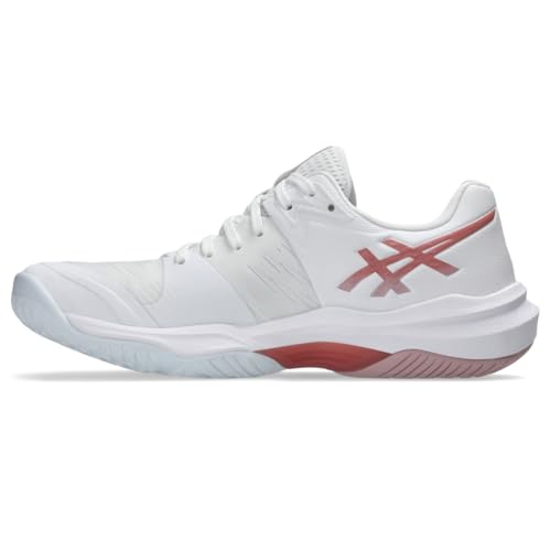 ASICS Women's Sky Elite FlyteFoam 3 Volleyball Shoes, 9, White/MORGANITE