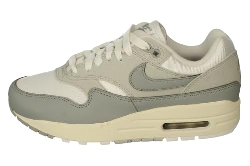 Nike Air Max 1 '87 Women's Shoes (HF0026-001, Pure Platinum/White/Sail/Light Smoke Grey) Size 8