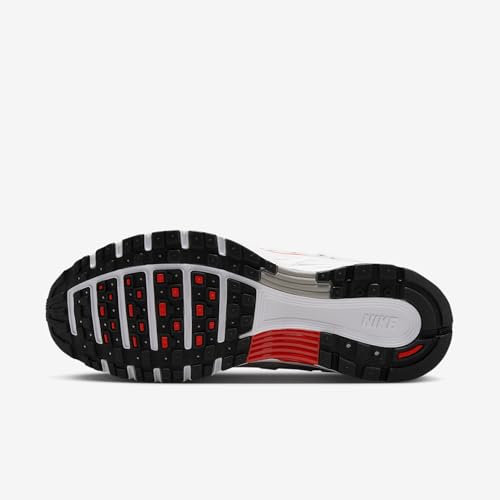 Nike P-6000 Women's Shoes (BV1021-107, White/Platinum Tint/Black/Picante Red) Size 6