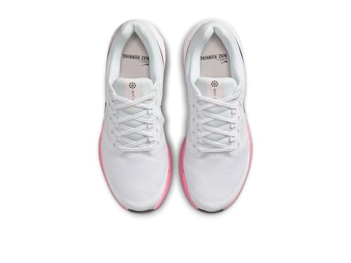 Nike Women's Run Swift 3 Road Running Shoes, White/Black-Pearl Pink-Peony, 12