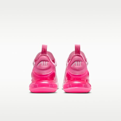 Nike Air Max 270 Big Kids' Shoes (Pink Foam/Pinksicle/White/Hyper Pink) Size 4
