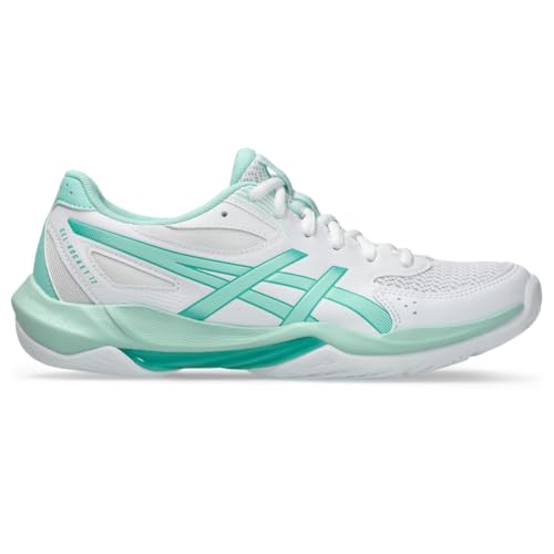 ASICS Women's Gel-Rocket 12 Volleyball Shoes, 8.5, White/Fresh ICE