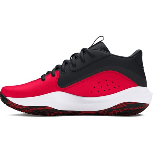 Under Armour Unisex Grade School Lockdown 7, (600) Red/Black/White, 4.5, US