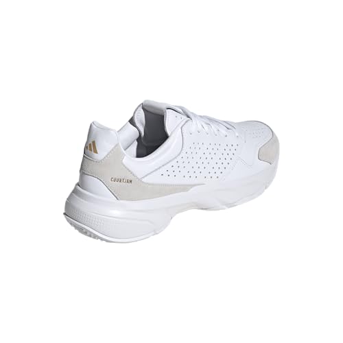 Adidas Unisex-Adult CourtJam Control 3 Premium Tennis, White/White/White, 10.5