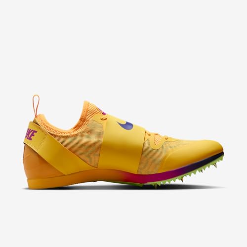 Nike Pole Vault Elite Track & Field Jumping Spikes (Citron Pulse/Volt Ice/Vivid Purple/Indigo Burst) Size 9.5