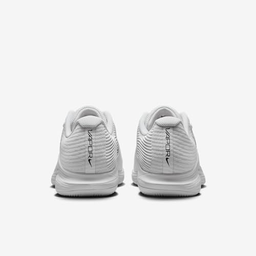 Nike Vapor 12 Women's Hard Court Tennis Shoes (FV5554-100, White/Summit White/Black) Size 8