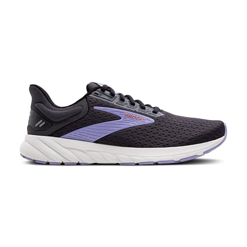 Brooks Women’s Anthem 6 Neutral Running Shoe - Ebony/Lavender/Copper - 6 Medium