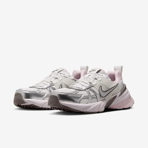 Nike V2K Run Women's Shoes (Platinum Tint/Summit White/Cave Stone/Metallic Silver) Size 8