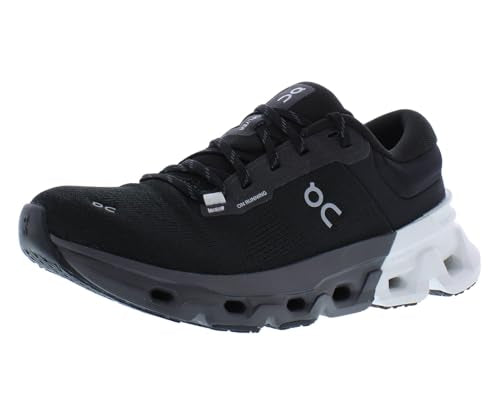 On Women's Cloudflyer 5 Trainers, Black White, 9.5 US