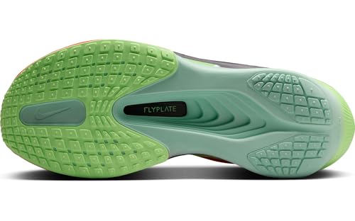 Nike Zoom Fly 6 Men's Road Racing Shoes (Bright Crimson/Lime Blast/Mint Foam/Cave Purple) Size 7.5