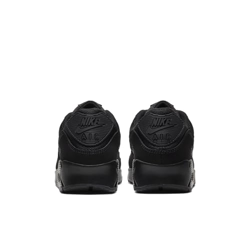Nike Air Max 90, Men's Running Shoes, Black Black White, 43 EU