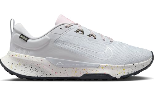 Nike Juniper Men's Trail 2 Gore-Tex Waterproof Trail Running Shoe HM9734, Pure Platinum White Magic Ember, 11.5 US
