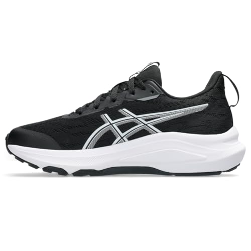 ASICS Kid's GT-1000 14 GS Running Shoes, 5.5, Black/Steel Grey