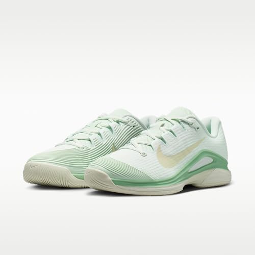 Nike Vapor 12 Women's Hard Court Tennis Shoes (Barely Green/Steam/Sea Glass/Coconut Milk) Size 7