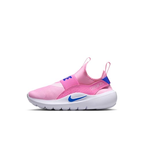 Nike Little Kids' Flex Runner 4 Shoes, Pink Rise/Racer Blue-Playful Pink, 2.5Y