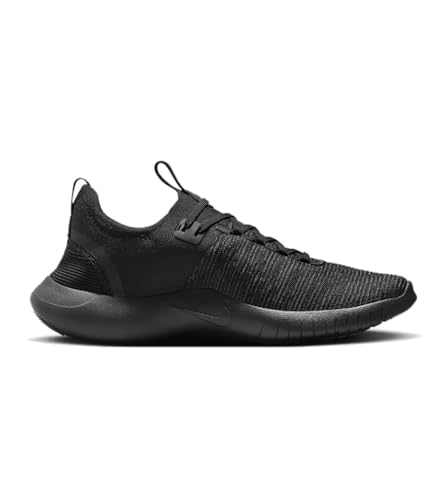 NIKE Free Run Next Nature Men's Trainers Running Shoes, Black Black Anthracite, 9