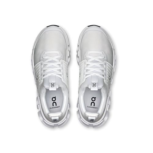 On Kids, Unisex, Cloudswift Youth (Big Kid), All White, 5 Big Kid, M