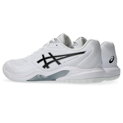 ASICS Men's Gel-Dedicate 9 Tennis Shoes, 10.5, White/Black