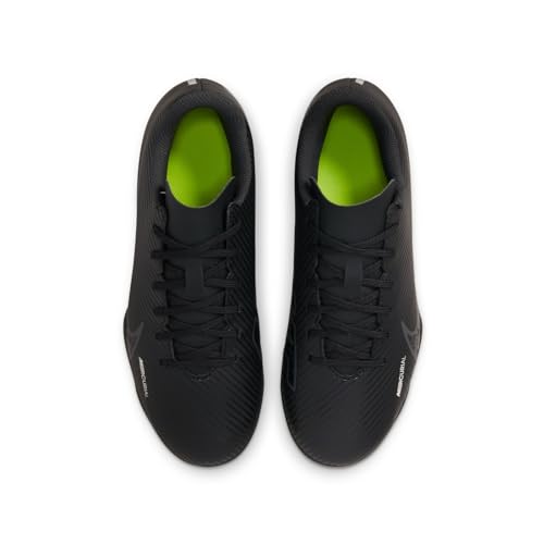 Nike Jr. Mercurial Vapor 15 Club Multi-Ground Soccer Cleats Black | Black Size 6 Medium