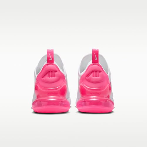 Nike Air Max 270 Women's Shoes (White/White/Hyper Pink) Size 7
