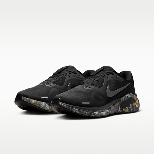 Nike Structure 26 Men's Realtree® Road Running Shoes (Black/Dark Smoke Grey/Anthracite/Metallic Dark Grey) Size 9.5