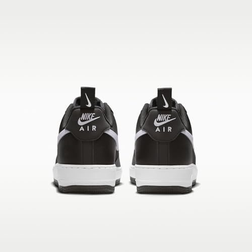 Nike Air Force 1 '07 Men's Shoes (Black/Black/White) Size 8