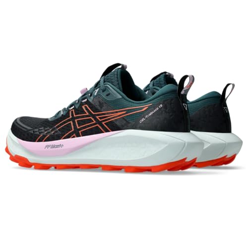 ASICS Women's Gel-Trabuco 13 Running Shoe, 8.5, Black/NOVA Orange