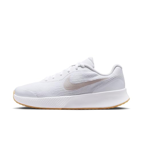 Nike Women's Vapor Lite 3 Hard Court White/Light Orewood Brown/Summit White 12 Medium