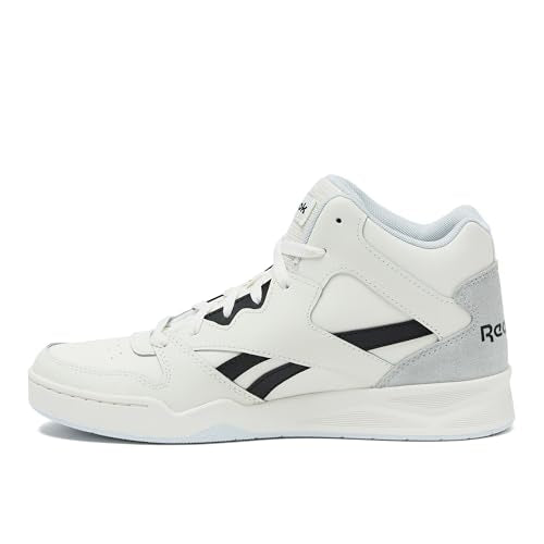 Reebok Royal BB4500 Hi2 High Top Sneakers for Men, Black or White Mens Basketball Shoes, Medium or Wide Width Size 7 to 14 Athletic Mens Shoes, Chalk/Black/Moon, 13 Medium